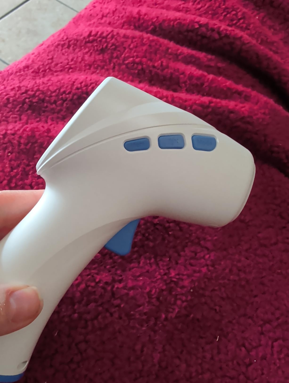 Forehead Thermometer for Adults and Kids, Non Contact, Fast Accurate Result | 3-Color Fever Alarm, 35 Memory Recalls, 1s Result, 2-in-1 Mode, Silent Mode, Large & Clear Backlit Display, FSA Eligible customer photo 1
