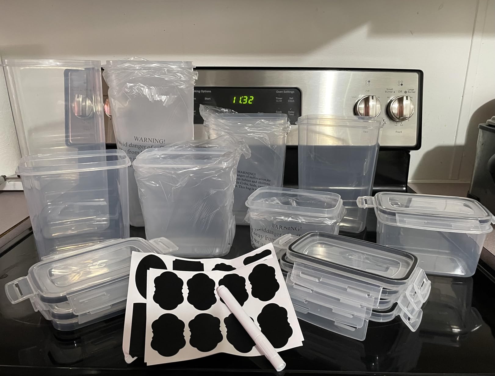 CHEFSTORY Airtight Food Storage Containers with Lids, 8 PCS customer photo 2