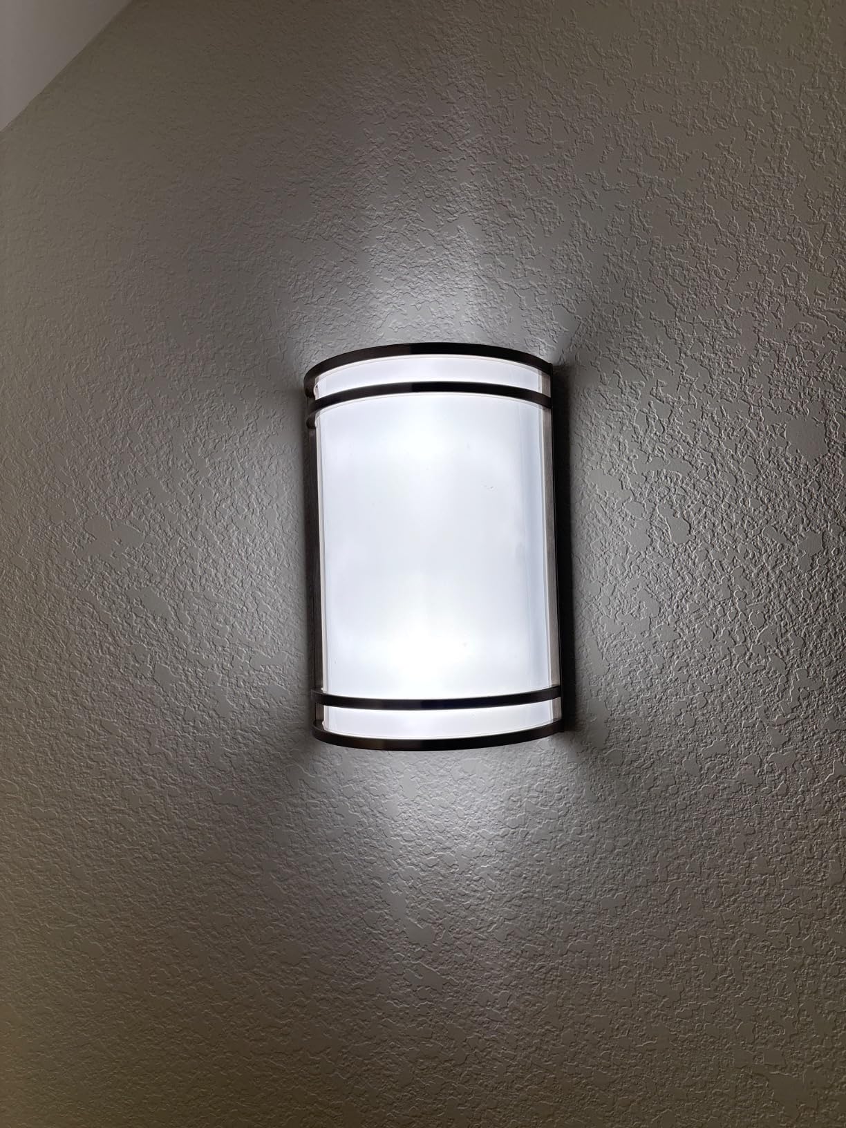 ASD Indoor LED Wall Sconce Lights - 10 Inch 15W Brushed Nickel Modern LED Wall Sconces Hardwired - ETL Dimmable 3000K 4000K 5000K Adjustable Sconce Light Fixture for Bedroom, Hallway customer photo 2