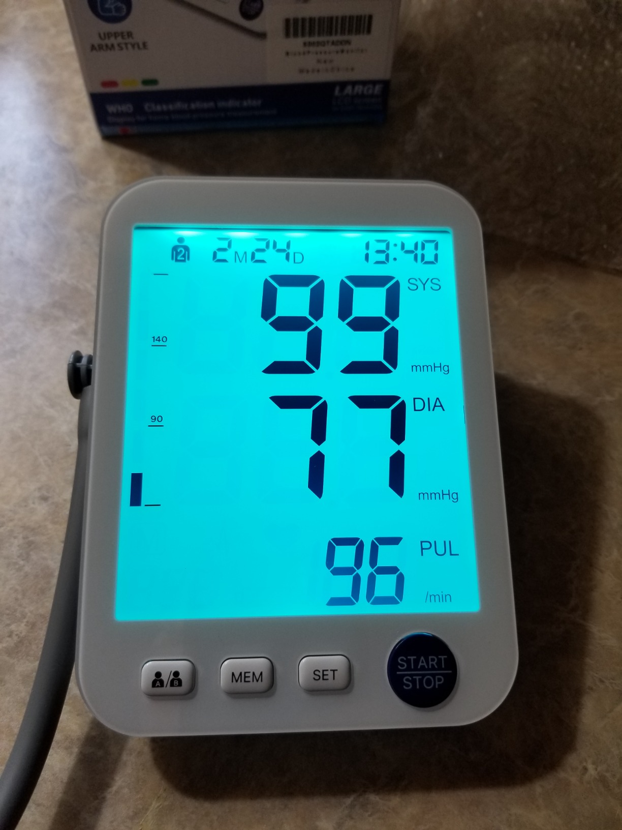 Blood Pressure Monitor Upper Arm with Large Cuff customer photo 2