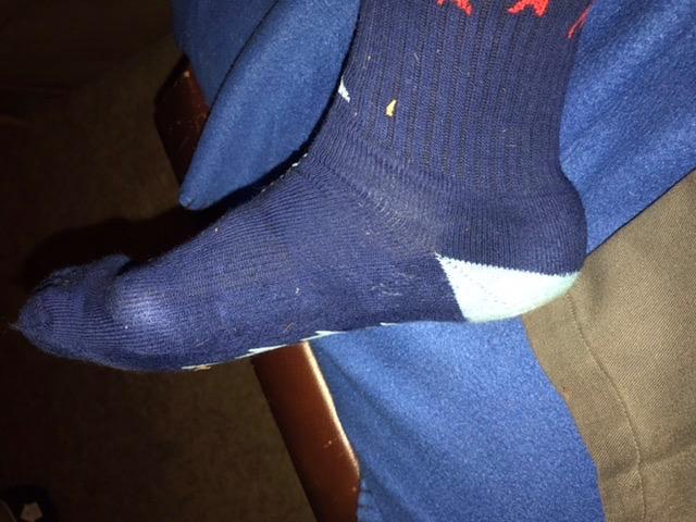 Time May Tell Men's Hiking Socks Moisture Wicking Cushioned Crew Boot Socks customer photo 2