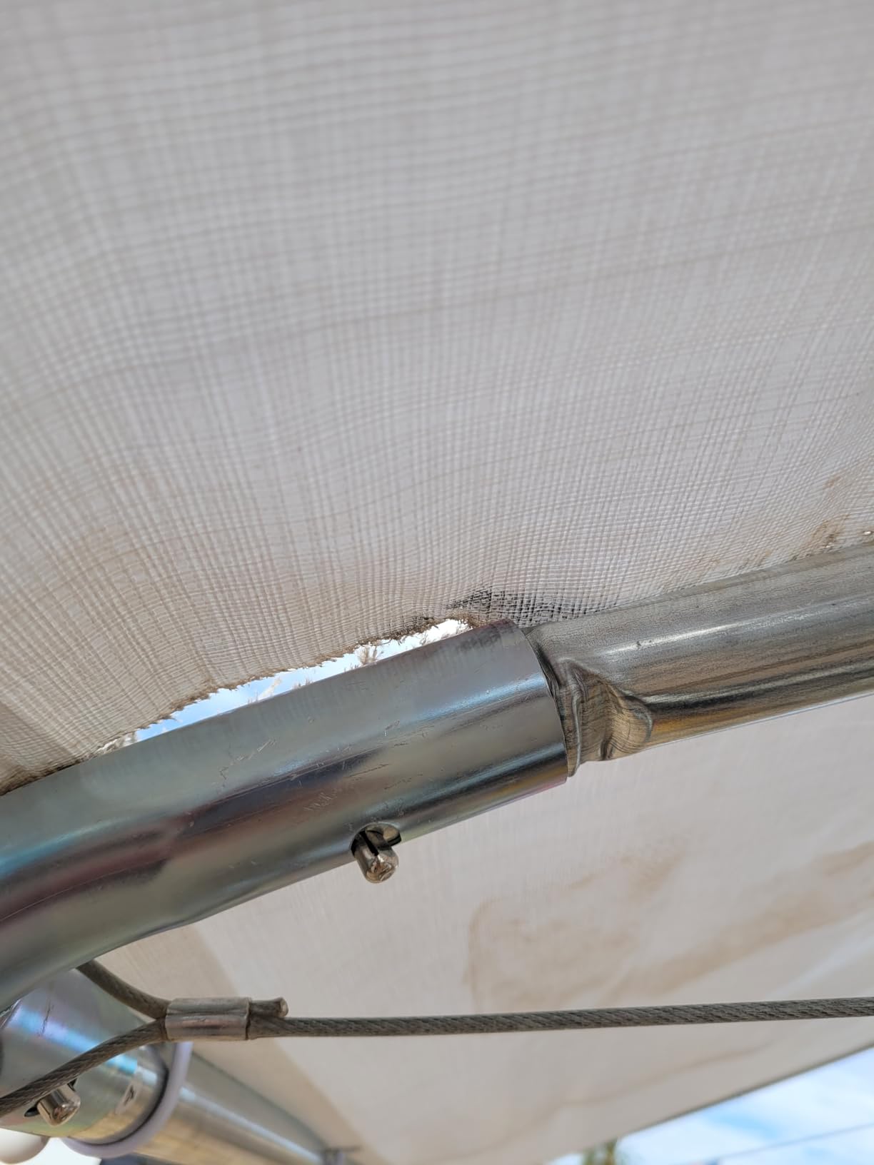 Outsunny 10'x20' Carport Outdoor Heavy Duty Galvanized Car Canopy Gray customer photo 1