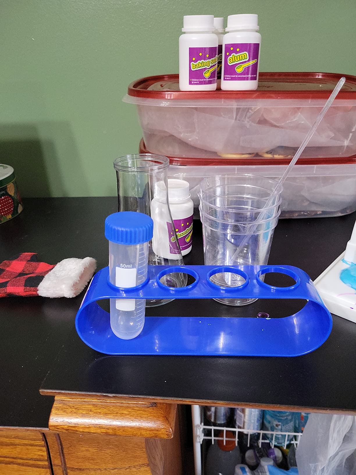 UNGLINGA 30 Experiments Science Kit for Kids with Lab Coat, Chemistry Set customer photo 1