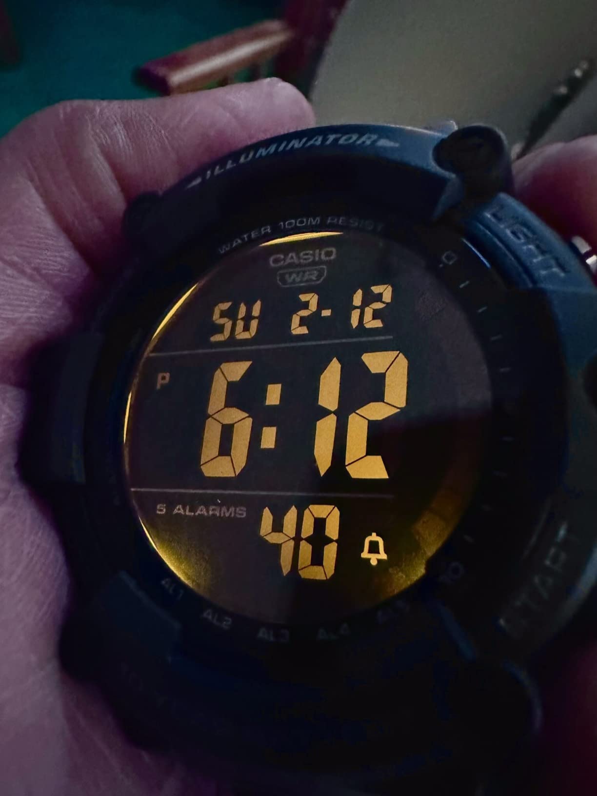 Casio Illuminator AE1500WH Series | 10-Year Battery | LED Backlight | 5-Alarms | 1/100 Sec Stopwatch | Men's Digital Watch customer photo 1