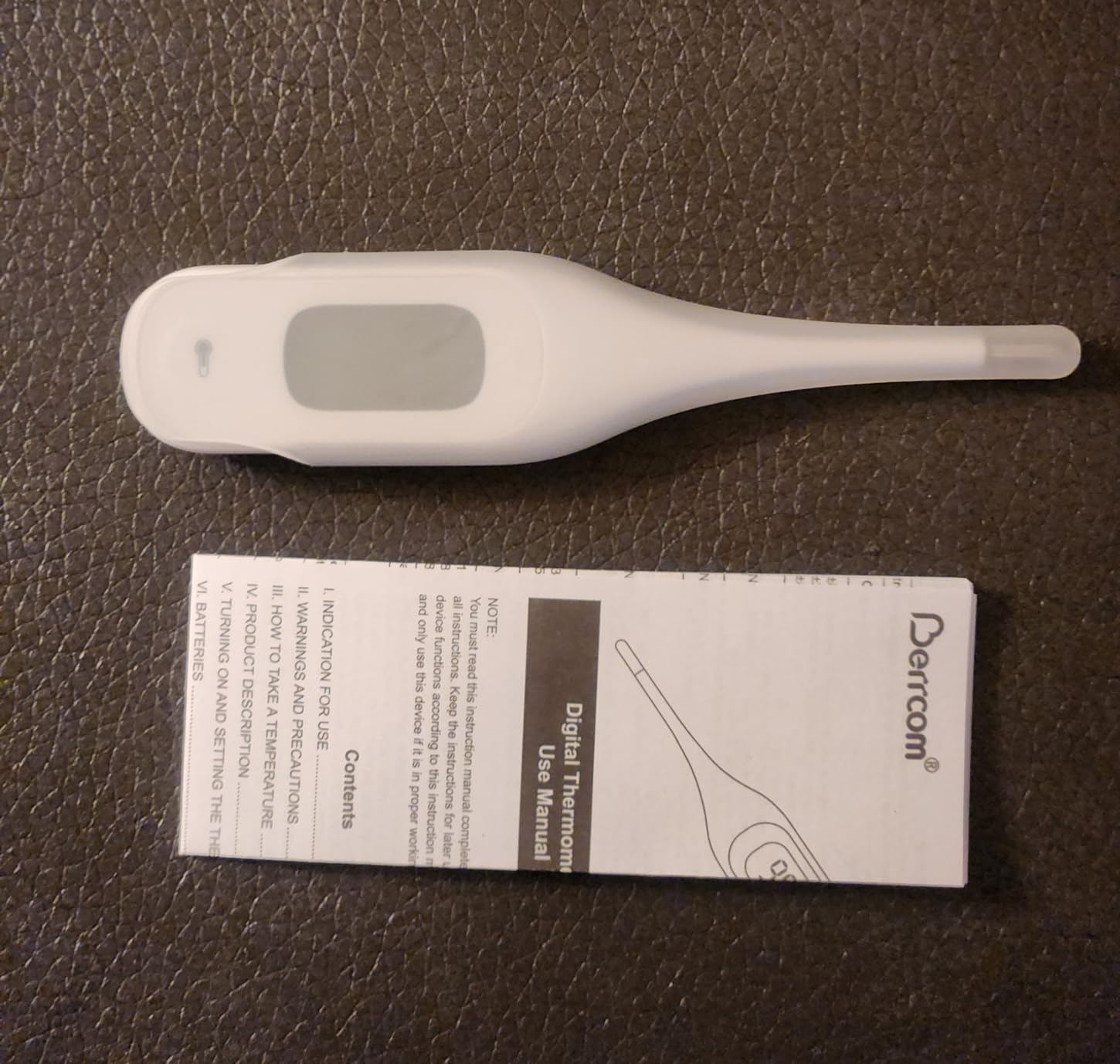 Berrcom Digital Thermometer for Adults, Kids, Babies, Oral Rectal Underarm customer photo 1