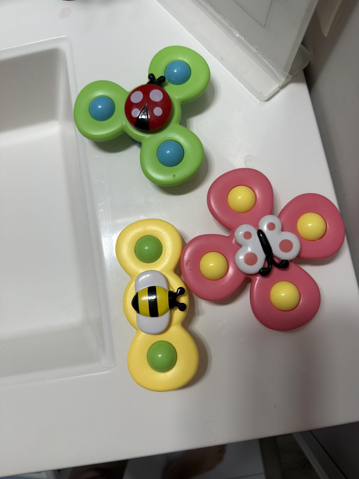 ALASOU Suction Cup Spinner Airplane Travel Toys for 1 Year Old Boy Girl customer photo 1