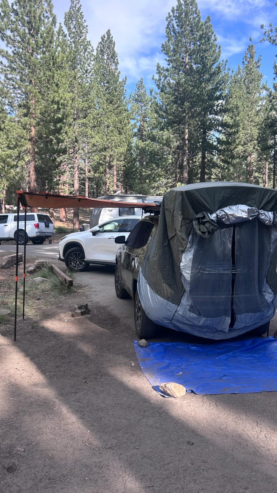 ALL-TOP Vehicle Awning 4.6'x6.6' Roof Rack Pull-Out Sun Shade UV50+, Weatherproof 4x4 Side Awning for Camping & Overland (Hardware Included) customer photo 1