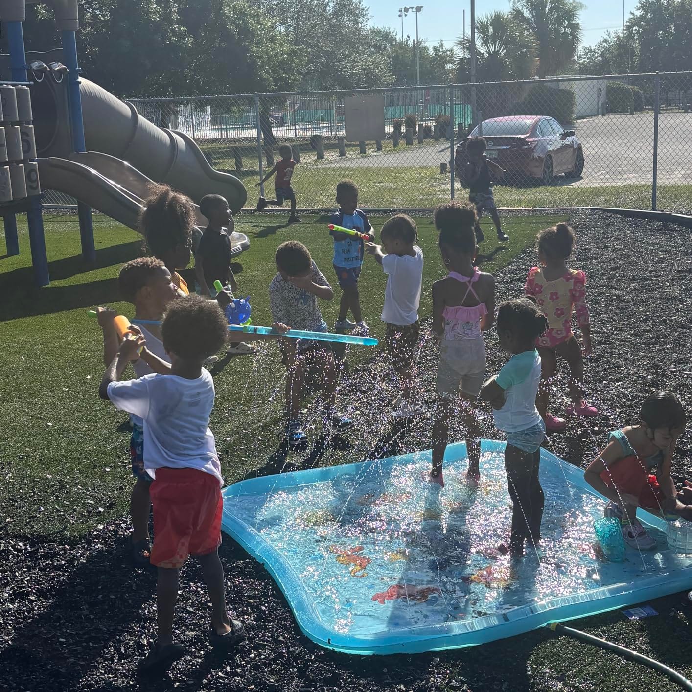Growsland Splash Pad for Toddlers, Outdoor Sprinkler for Kids, 67