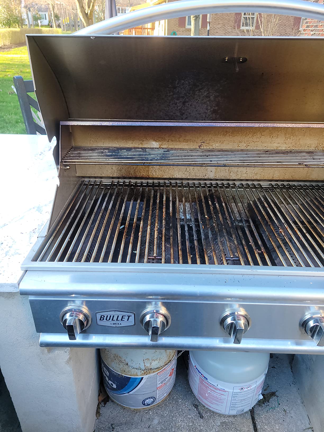 Bull by Bull Yukon 5 Burner Outdoor Kitchen Grill, Built-In Propane Grill with 75,000 BTUs of Heat, 304 Stainless Steel, Cast Iron Heat Treated Reliabull Bar Burners and Piezo Igniters customer photo 1