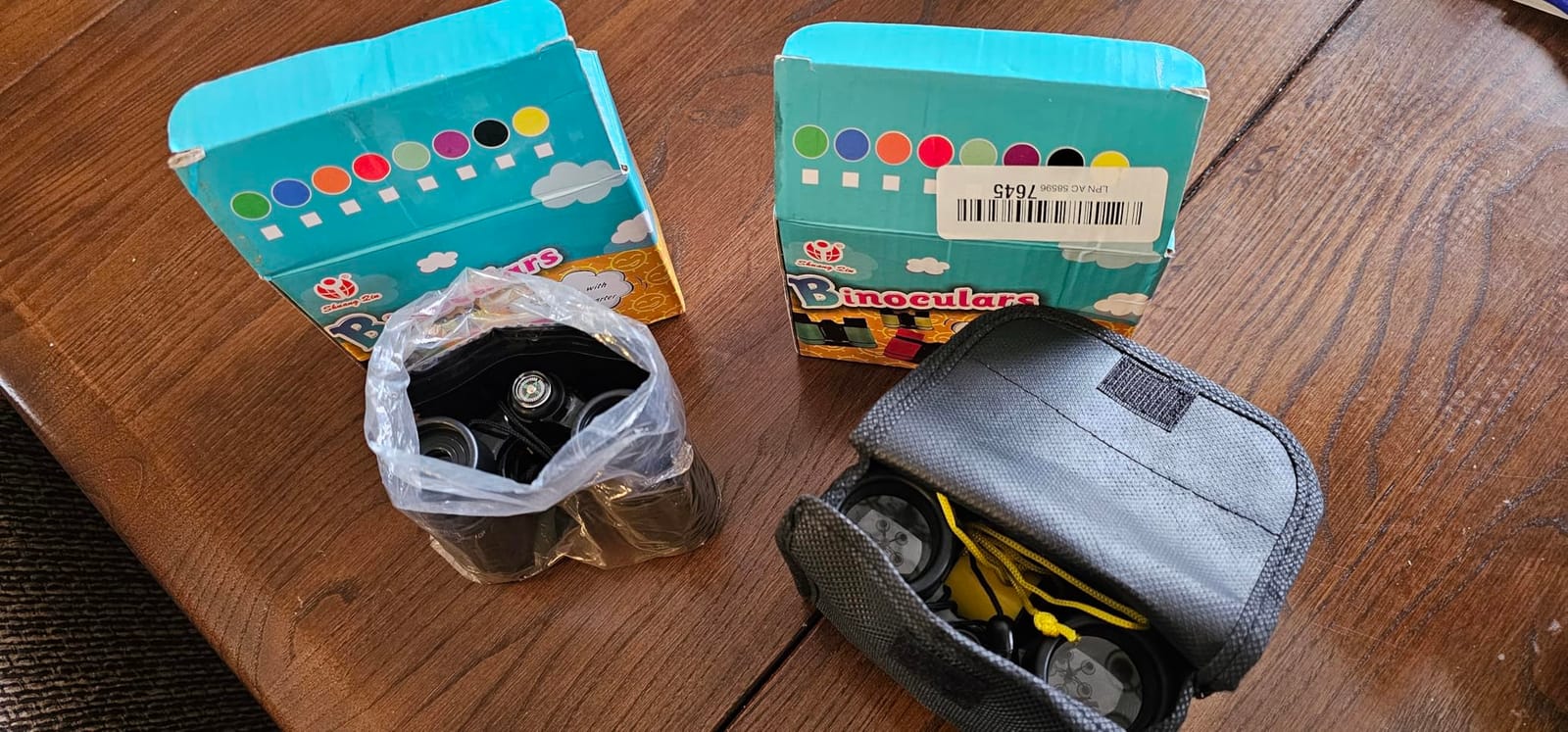 Kids Binoculars Ages 3-12 with Compass & Whistle customer photo 1