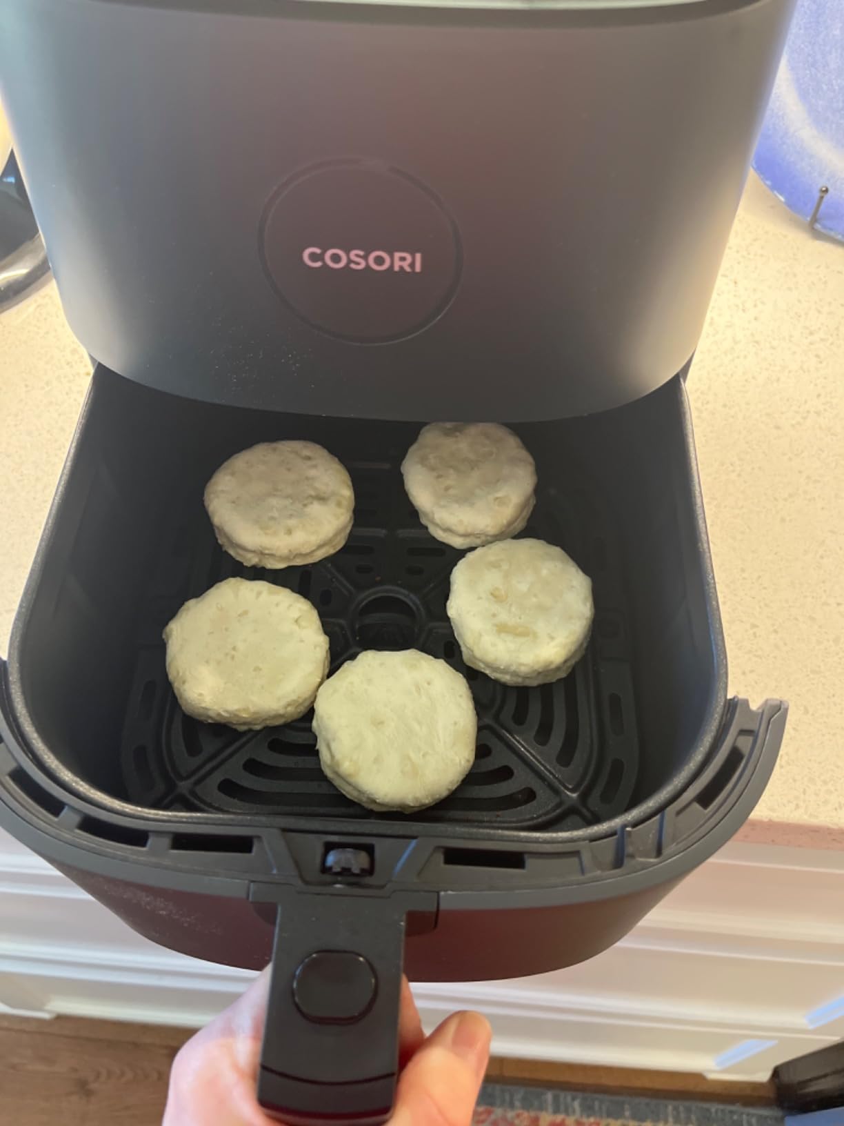 Cosori Air Fryer Pro LE 5 Qt, 9-in-1, Ceramic Coating, Shake Reminder, Grey customer photo 1
