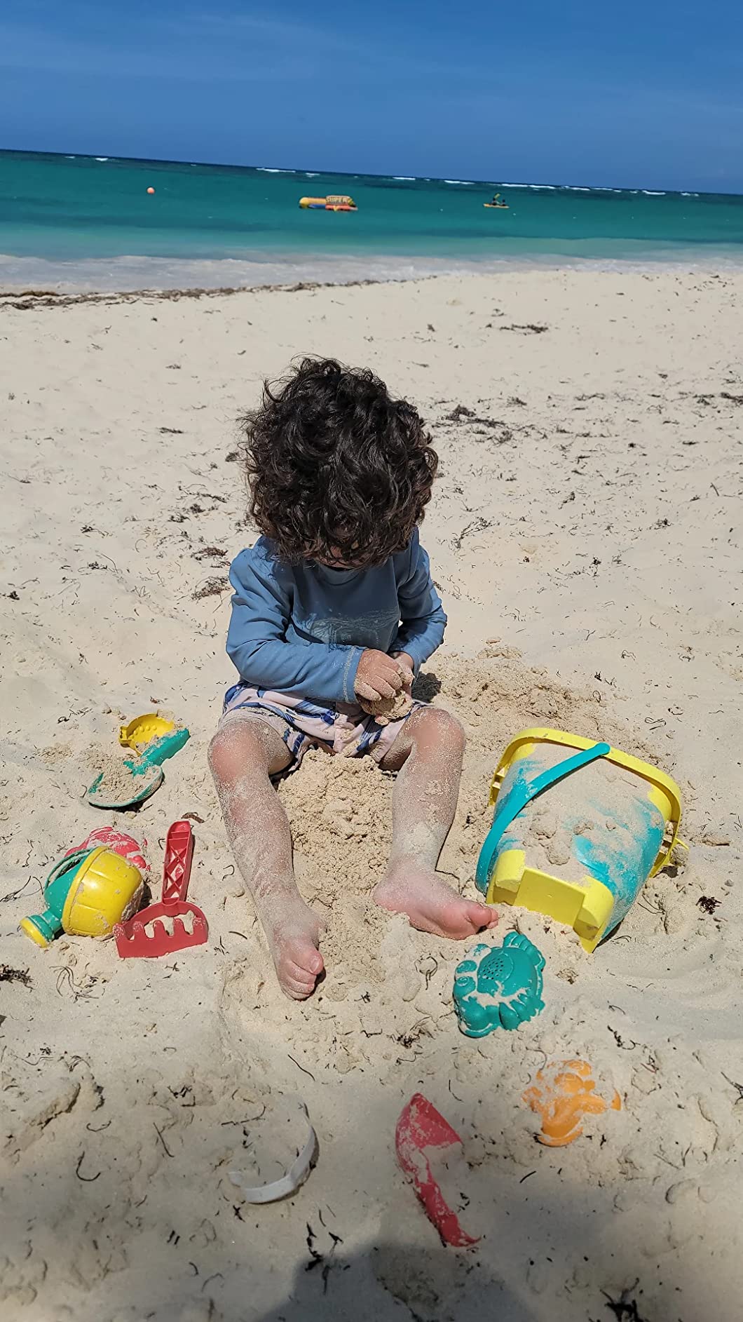 Beach Toys for Kids 12 PCS - Collapsible Sand Toys Set for Toddlers customer photo 2