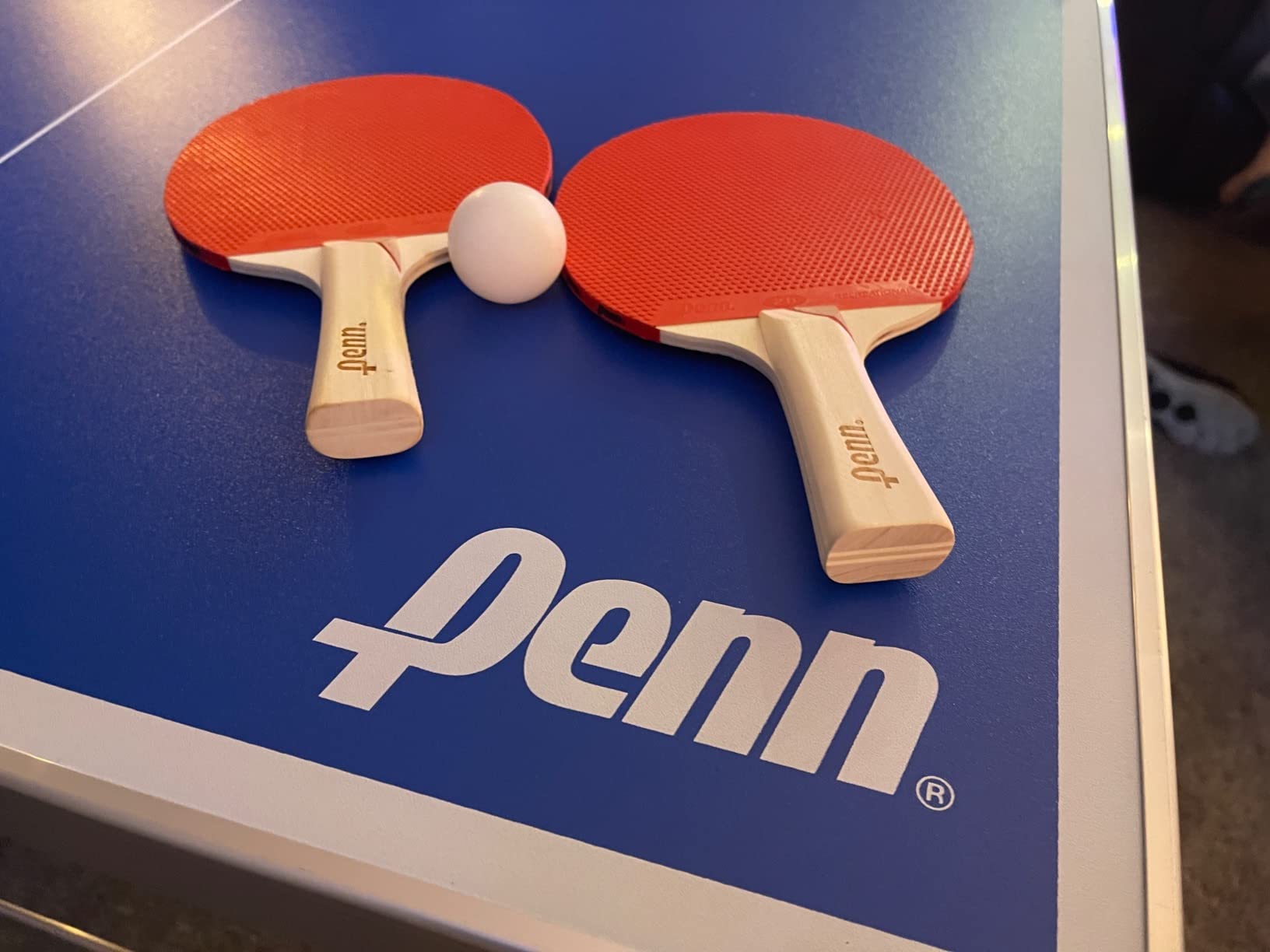 EastPoint Penn Foldable Ping Pong Table, Net, 2 Paddles & 3 Balls, 6' x 3' customer photo 2