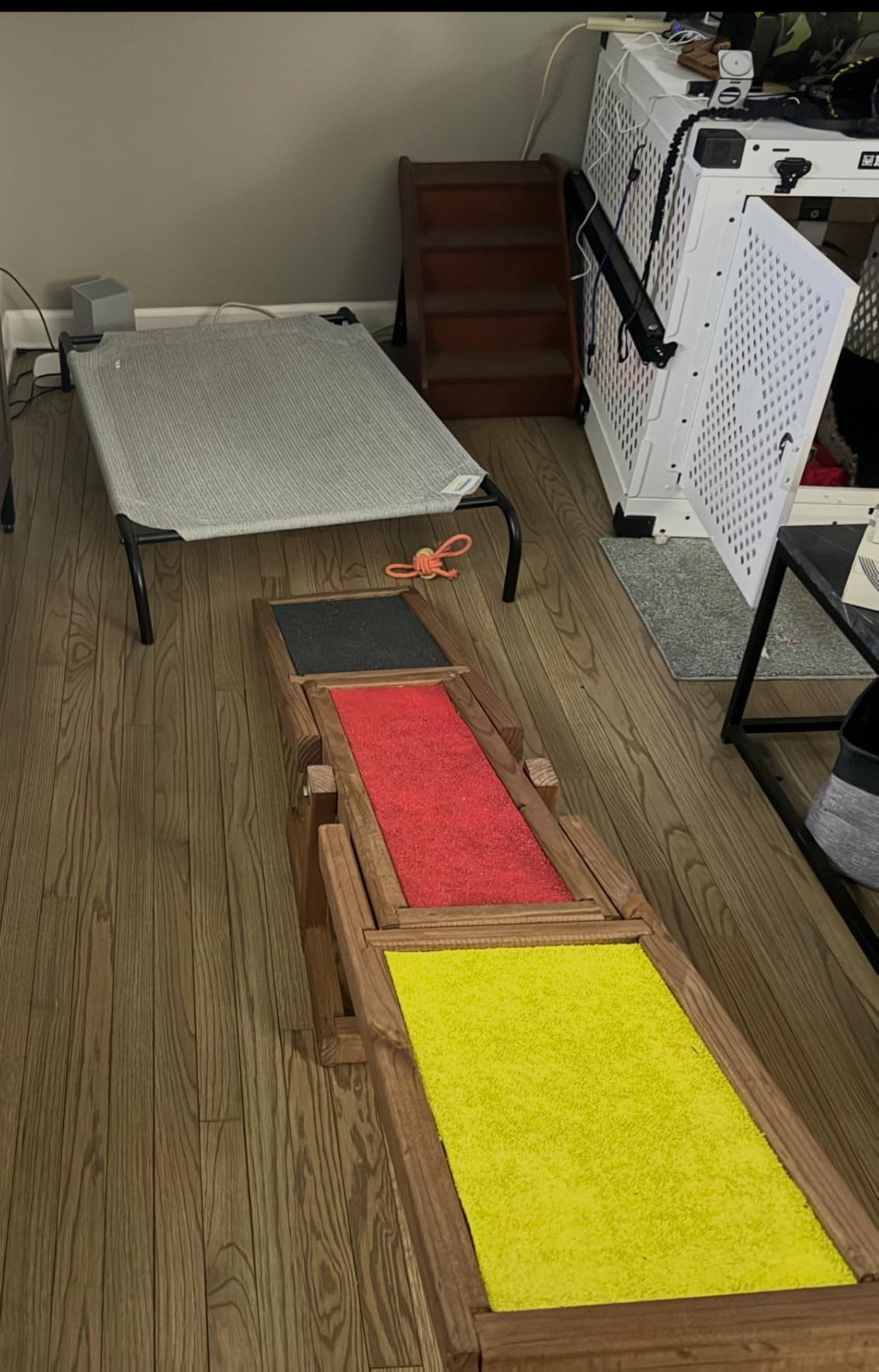 PawHut Wooden Dog Agility Seesaw for Exercise71 L x 12
