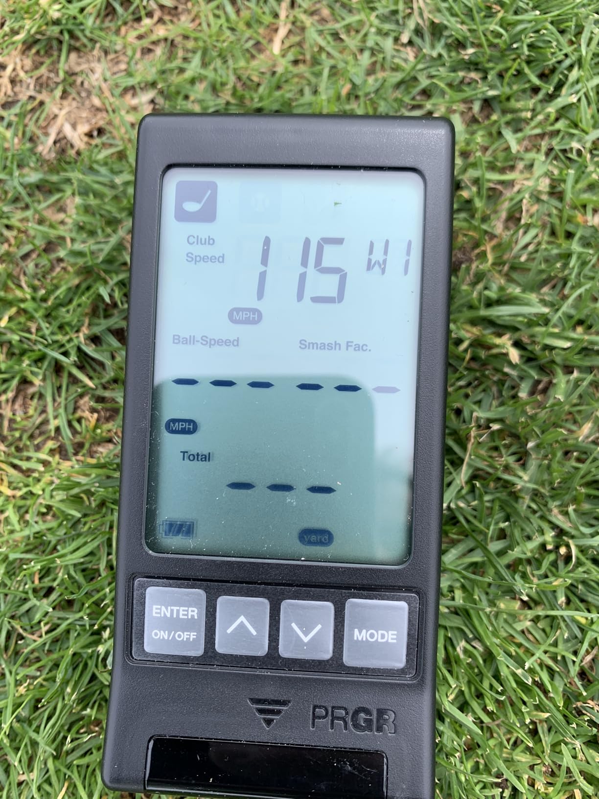 PRGR HS 130-A Portable Golf Launch Monitor | Doppler Radar Measures Club & Ball Speed, Smash Factor, Total & Carry Distance | Tracks Swing Speed Training Aids customer photo 1