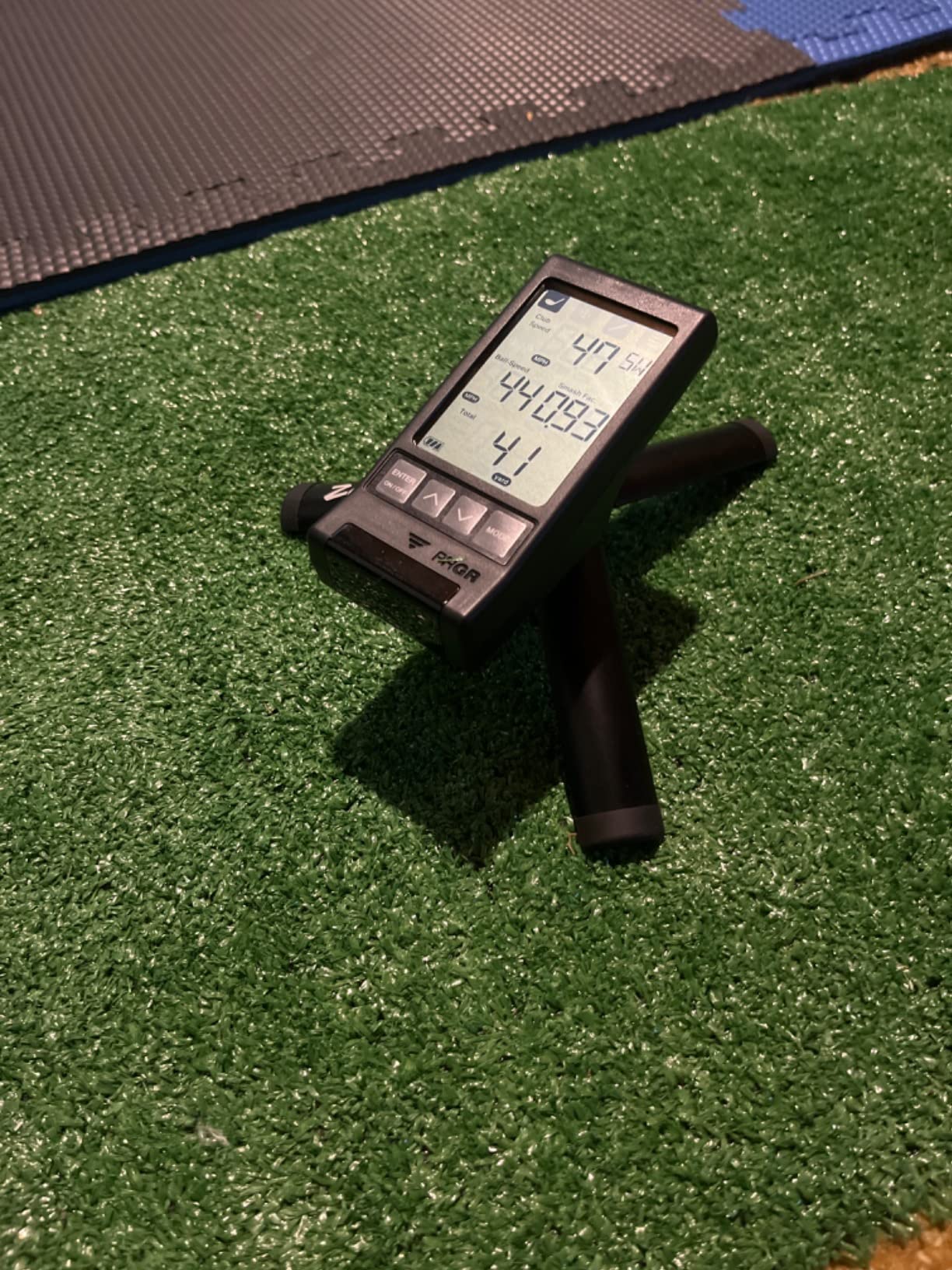 PRGR HS 130-A Portable Golf Launch Monitor | Doppler Radar Measures Club & Ball Speed, Smash Factor, Total & Carry Distance | Tracks Swing Speed Training Aids customer photo 2
