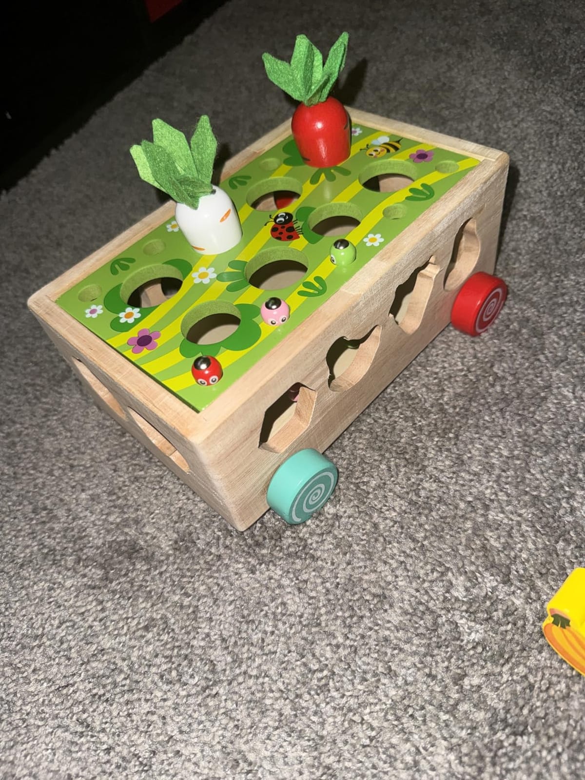 Toddlers Montessori Wooden Educational Toys for Boys Girls Age 1-3 Year Old | Shape Sorting Toys 1st One First Birthday Girl Gifts for Baby Kids 1 2 3, Wood Preschool Learning Fine Motor Skills Game customer photo 1