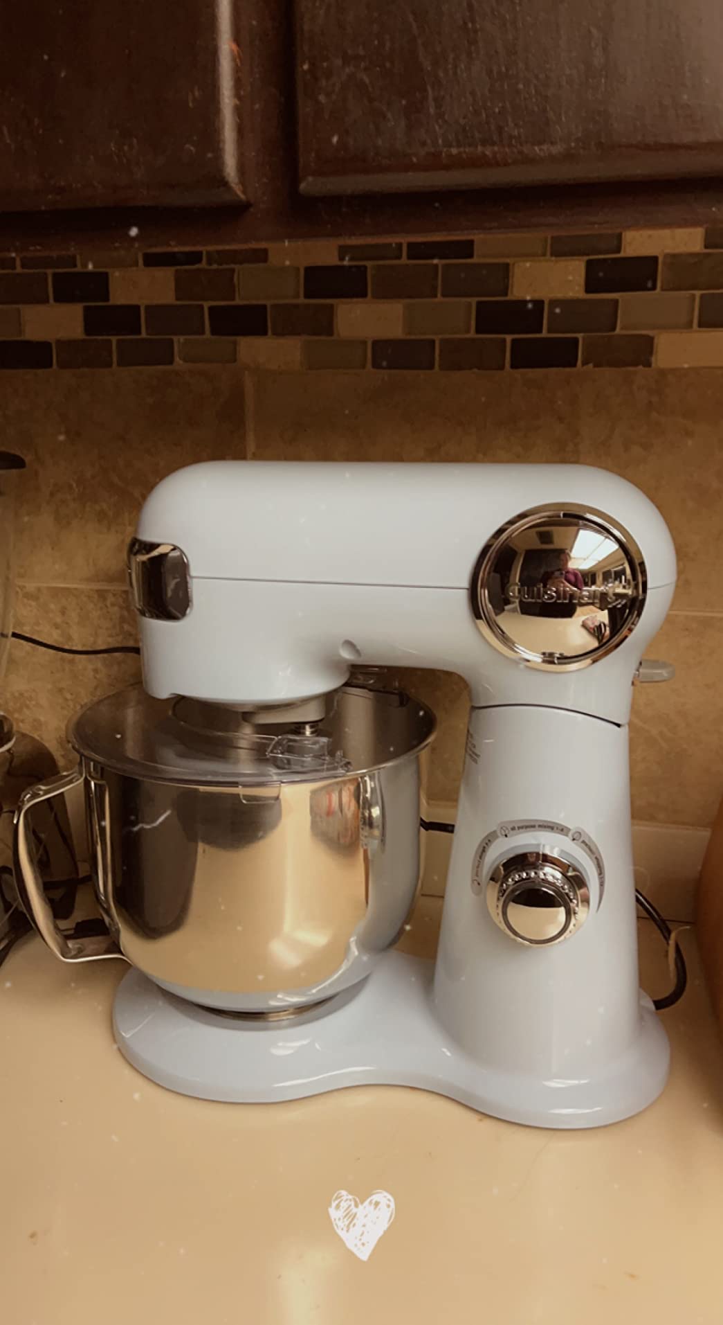 Cuisinart SM-50BLU Precision Master 5.5-Quart Stand Mixer, Frosted Blue customer photo 2