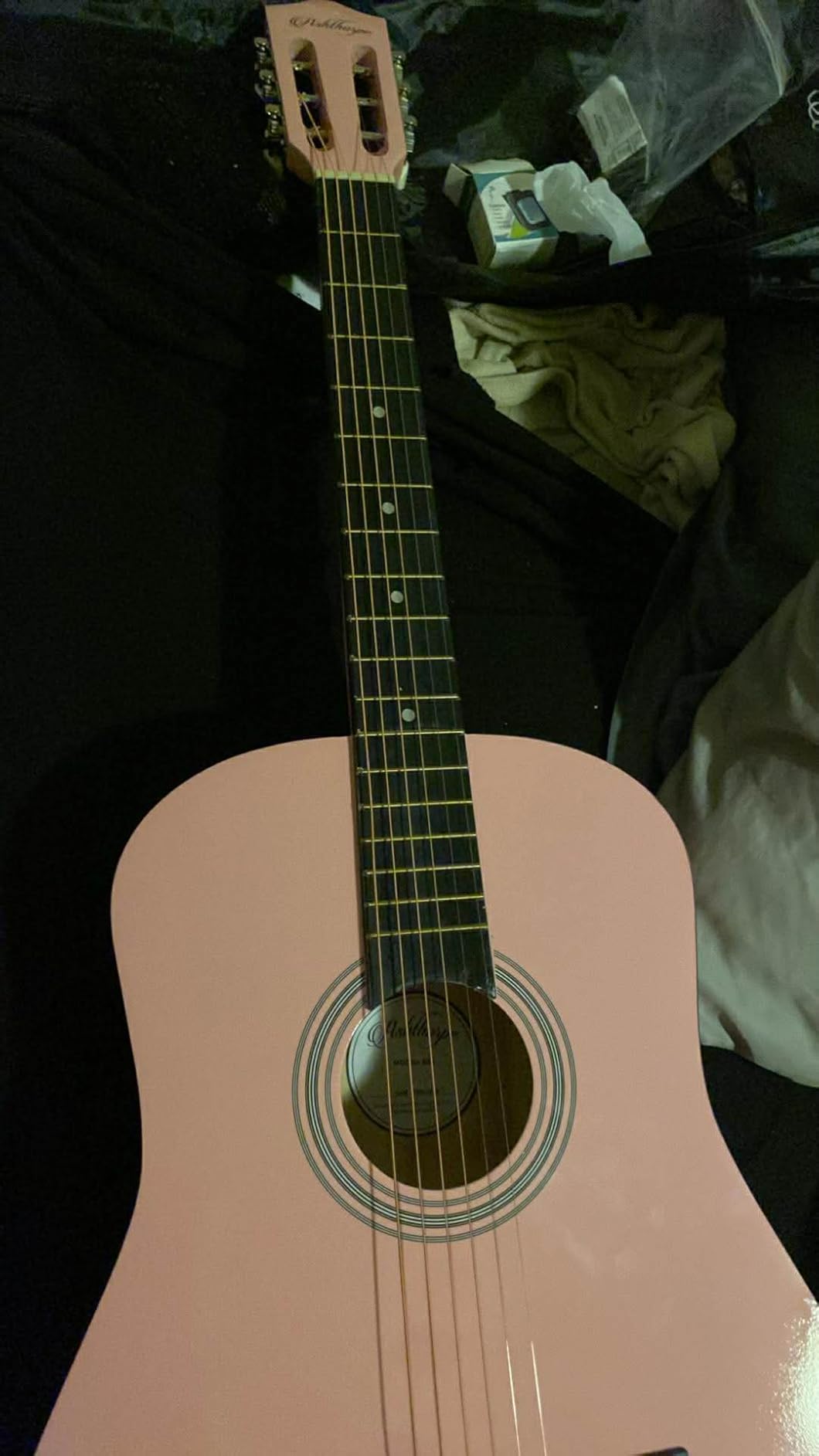 Ashthorpe 30-inch Kids Acoustic Guitar (Blue), Beginner Starter Kit with Gig Bag, Extra Strings, Strap, Picks, and Lessons customer photo 1