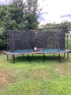 JumpKing Rectangle Trampoline for Outdoor Backyard Fun, Heavy-Duty Quality customer photo 2
