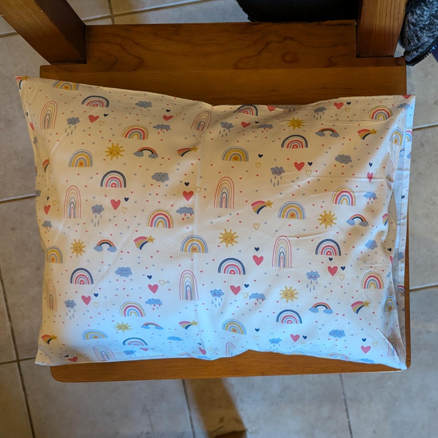 Babebay Toddler Pillow,13X18 Soft Toddler Pillows for Sleeping, Machine Washable Kids Pillow with Cotton Pillowcase, Perfect for Travel, Toddlers Cot customer photo 1