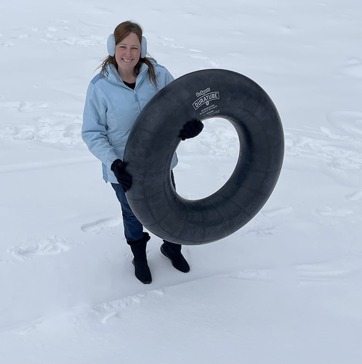 GoSports Duratube 44 Inch Heavy-Duty Tire Tube, Recreational Snow & Water Tire Tube - Commercial Grade customer photo 1