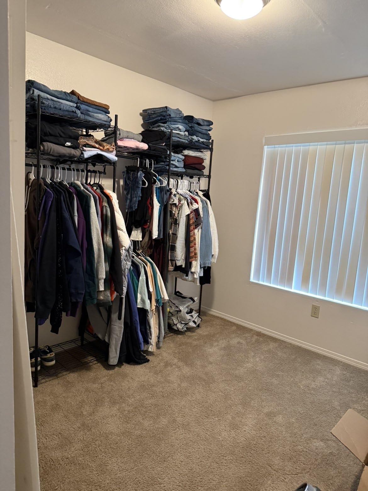 VIPEK V5 Heavy Duty Clothes Rack, Freestanding Modular Closet System, Black customer photo 2