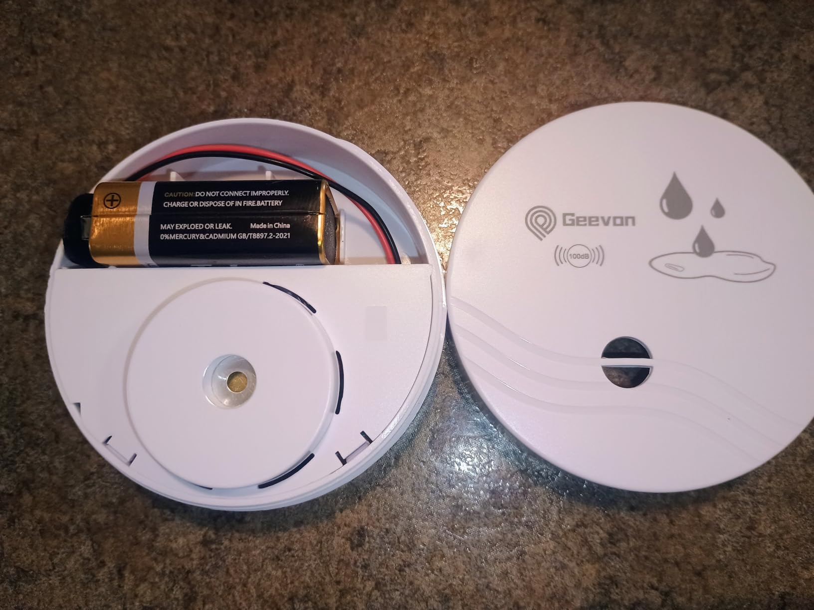 Geevon 2 Pack Water Leak Detectors,100dB Sensor Alarms for Home customer photo 2