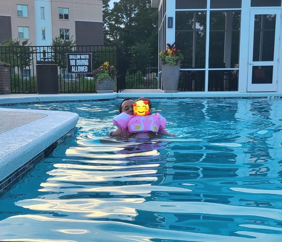 Puddle Swim Jumper for Girls & Boys 22 to 66 Pounds - Swim Vest, Jackets, Floaties, Arm Floats, Puddle/Paddle Pal for 22-30-40-50-55-66 lbs Kid Toddler, Child customer photo 1