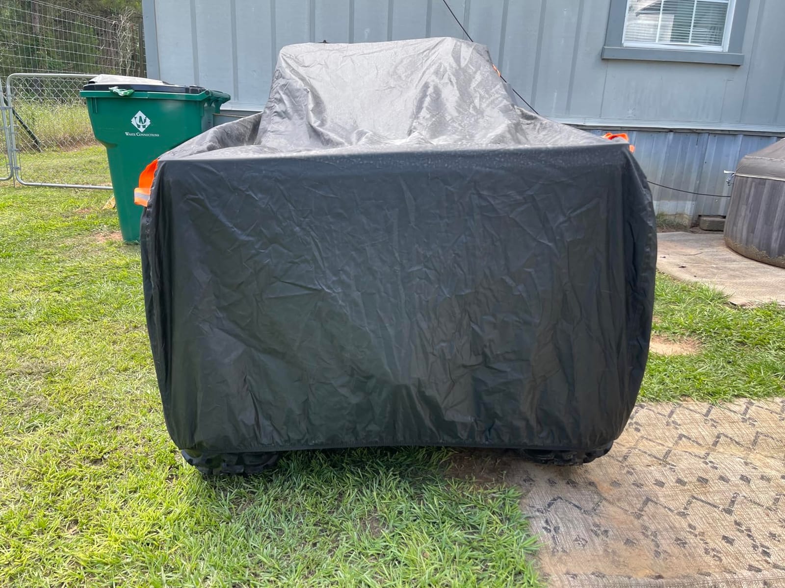 NEVERLAND ATV Cover Waterproof Heavy Duty 4 Wheeler Cover for Honda XL | ATV Covers Waterproof Outdoor Heavy Duty Quad Cover fits Polaris Yamaha Suzuki Honda Black customer photo 2