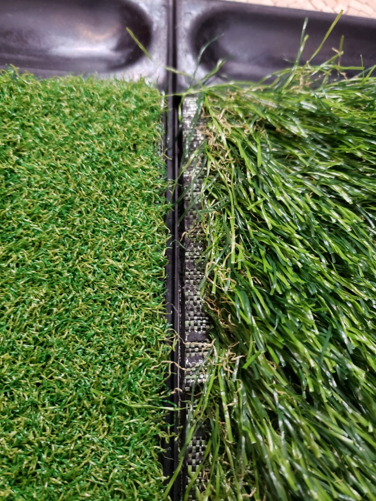 JAYA Golf Hitting Mat with Heavy Rubber Base, Foldable Golf Practice Mat for Indoor & Outdoor Training, Dual Turf Fairway & Rough Grass Mat for Swing, Chipping and Driving Practice customer photo 2