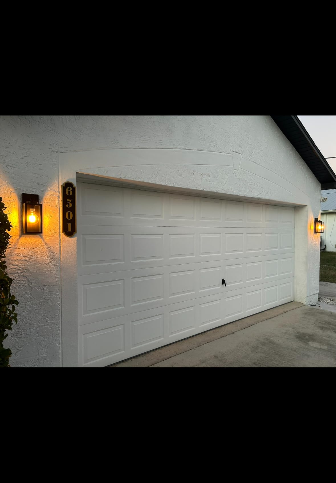 BesLowe Outdoor Wall Light Fixtures, Modern Black Exterior Wall Lanterns customer photo 2