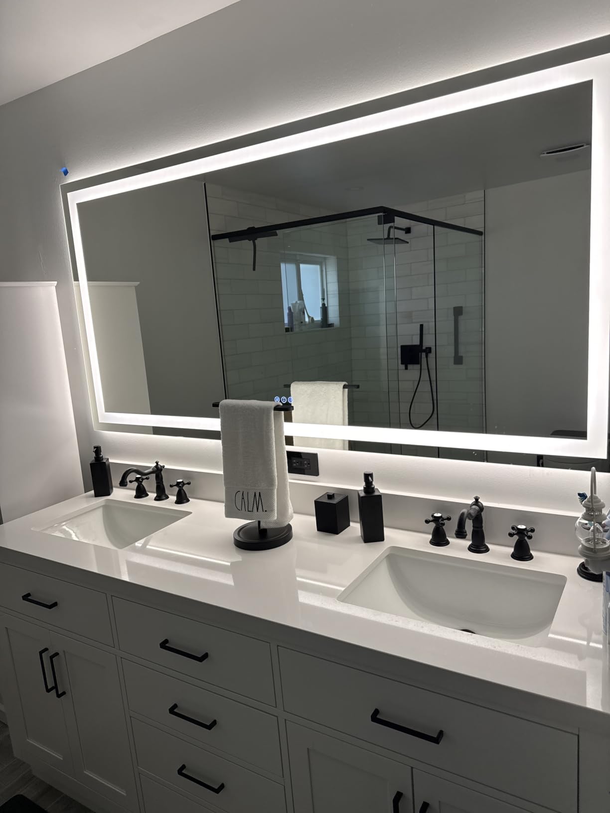 Amorho LED Bathroom Mirror, 60
