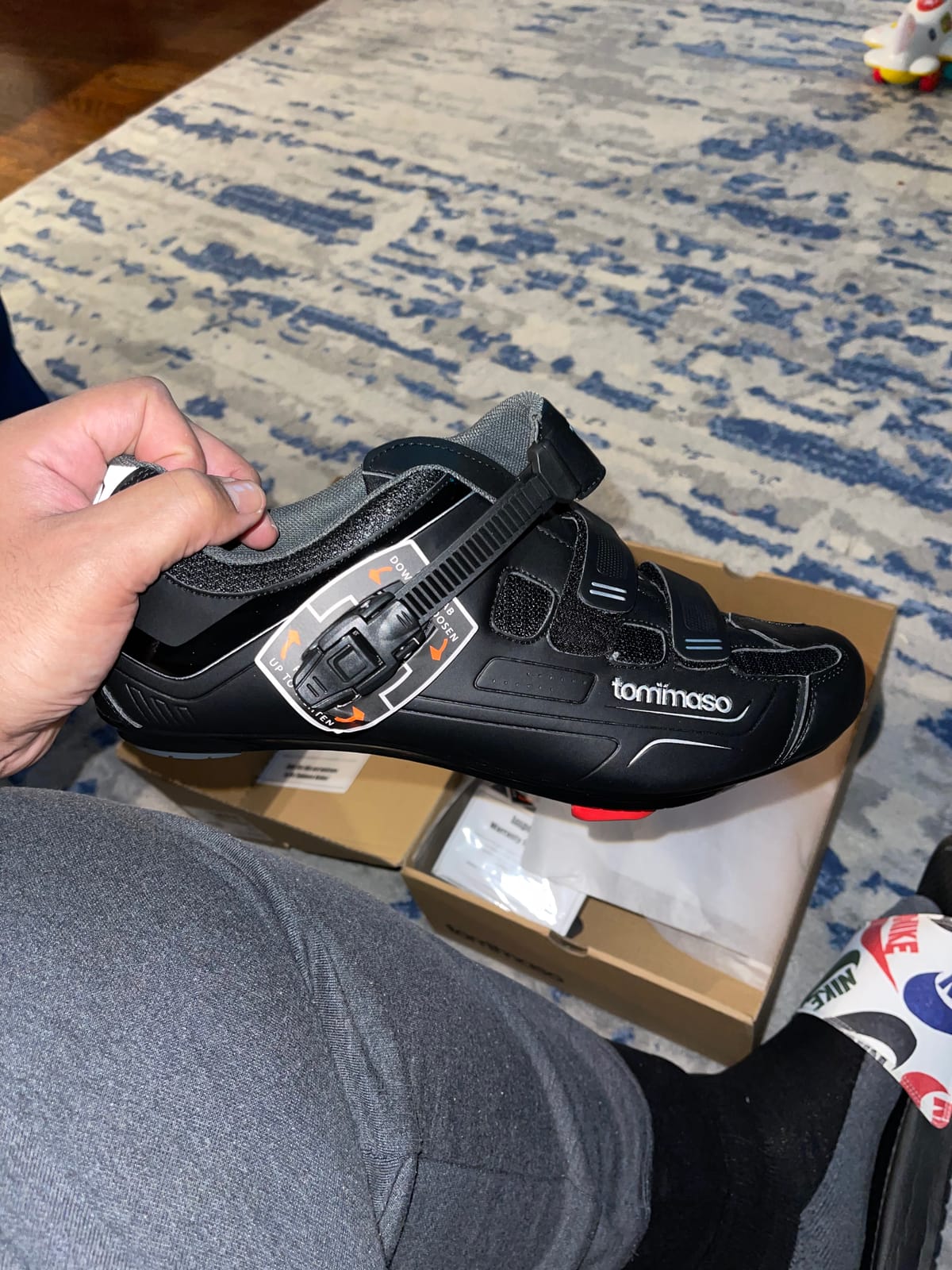 Tommaso Strada Mens Peloton Cycling Shoes—Ready-to-Ride with Peloton Delta Cleats for Indoor Bikes & Cycles—Explore Vareity Cycling Shoes & Bike Accessories. customer photo 2