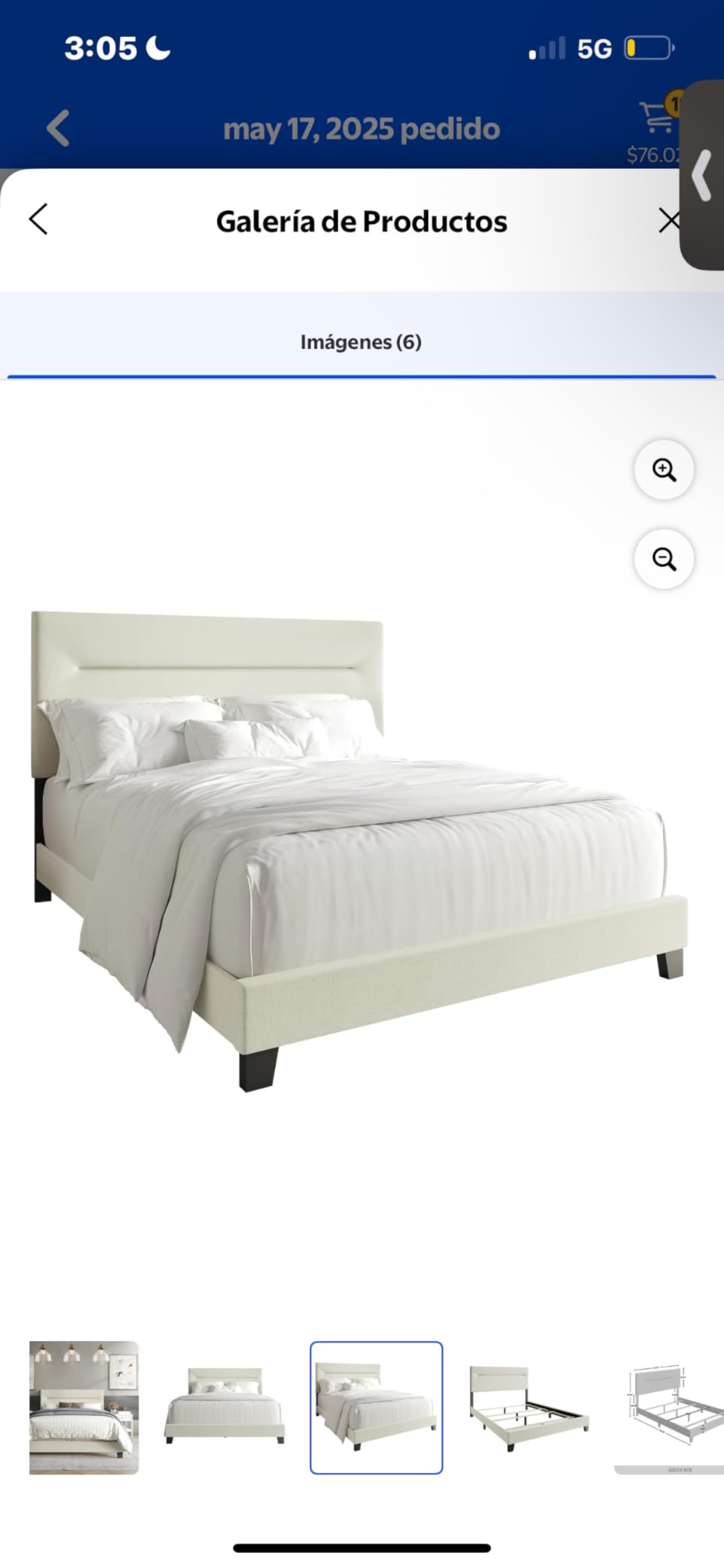 NapQueen 8 Inch Full Size Mattress, Bamboo Charcoal Memory Foam Mattress, Bed in a Box customer photo 2