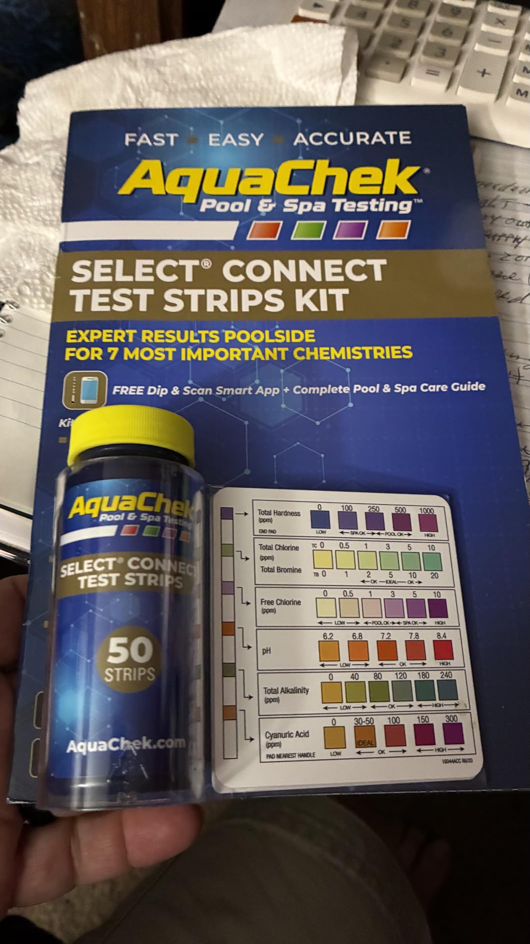 EASYTEST 7-Way Pool Test Strips, 150 Strips Water Test for Hot tub and Spa customer photo 2