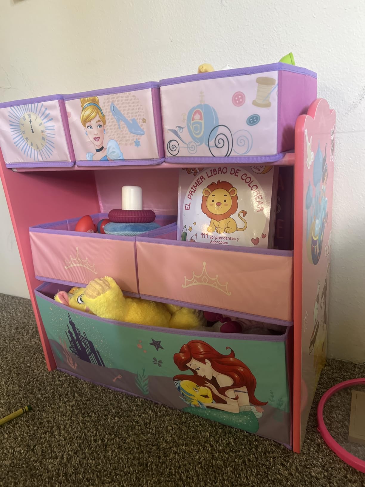 Delta Children Design & Store 6 Bin Toy Storage Organizer, Disney Princess customer photo 2