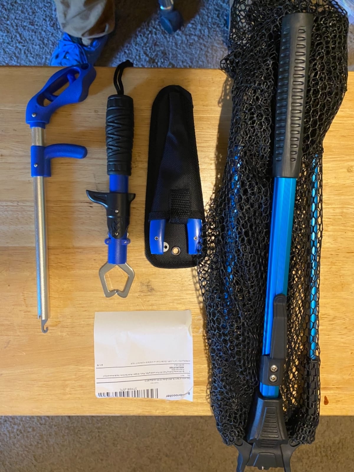 Foldable Kayak Landing Net Kit, 4PCS Fishing Tool Set customer photo 2
