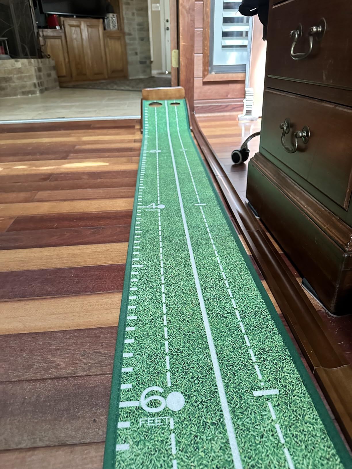 Dachenus Putting Green Indoor Mat Outdoor Golf Putting Mat- Ideal for Home, Office, and Outdoor Use customer photo 1