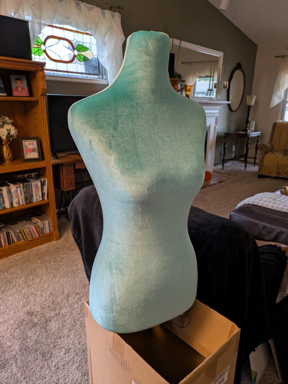 PayLessHere | Female Mannequin Torso | Black | Lightweight customer photo 2
