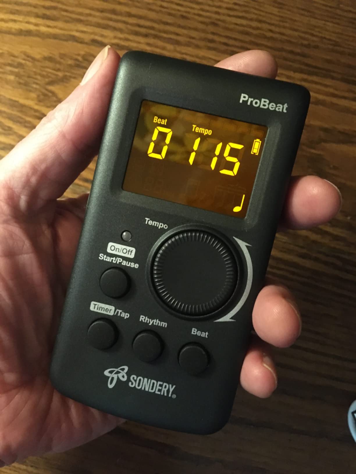 Sondery Digital Metronome Rechargeable Vocal Counting for Piano Guitar Drum customer photo 1