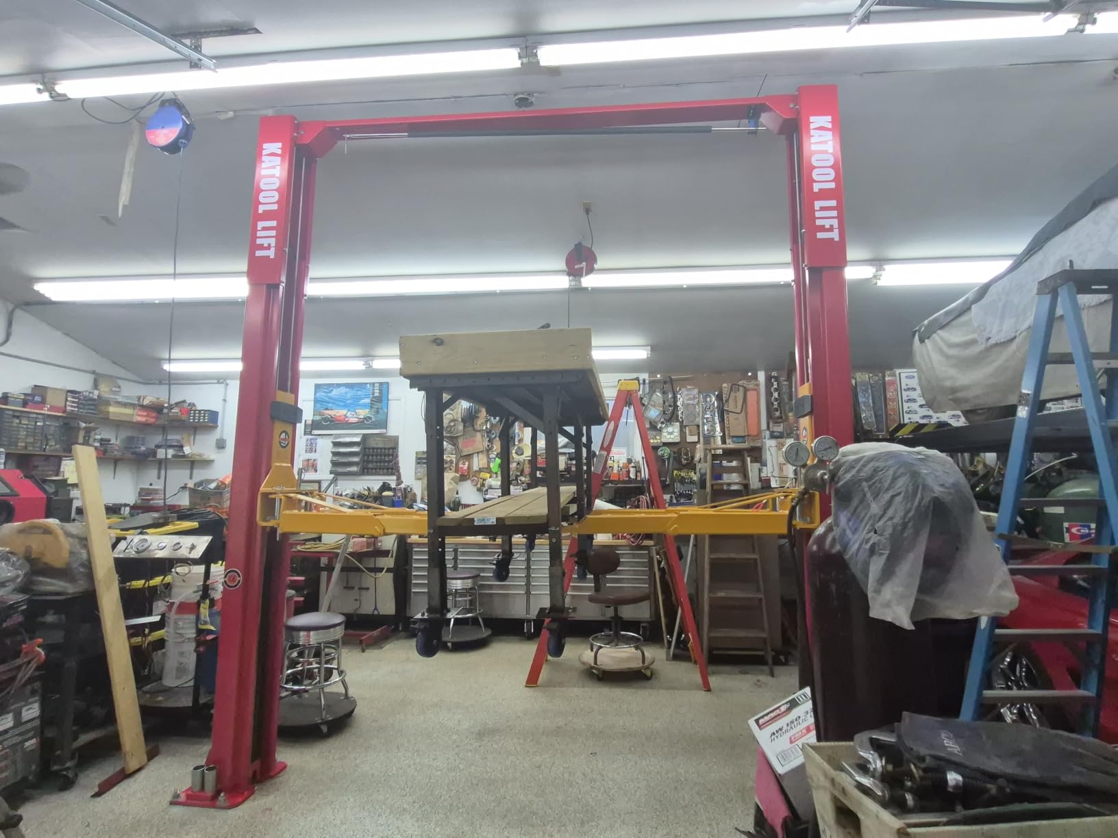 KATOOL 2 Post Car Lift 2 Post Lift Car Lift Shop Garage (M110) customer photo 1