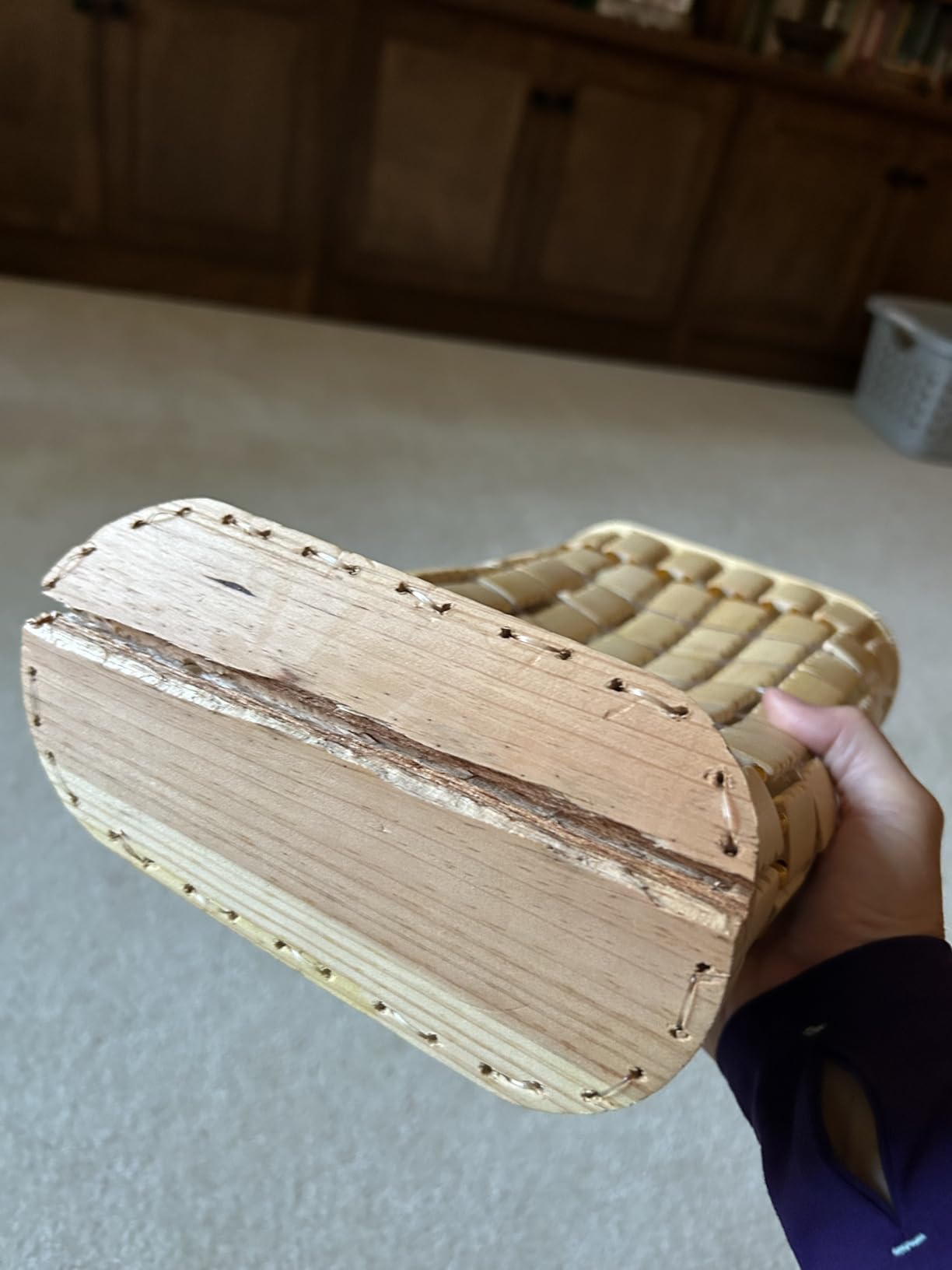 Bamboo Sauna Headrest Pillow, 100% Natural Handmade Wood Sauna Pillow Sauna Neck Rest Sauna Accessory, Bonus Sauna Cap and Seat Pad Included, Summer Cool Cervical Spine Pillow (1 Set) customer photo 2
