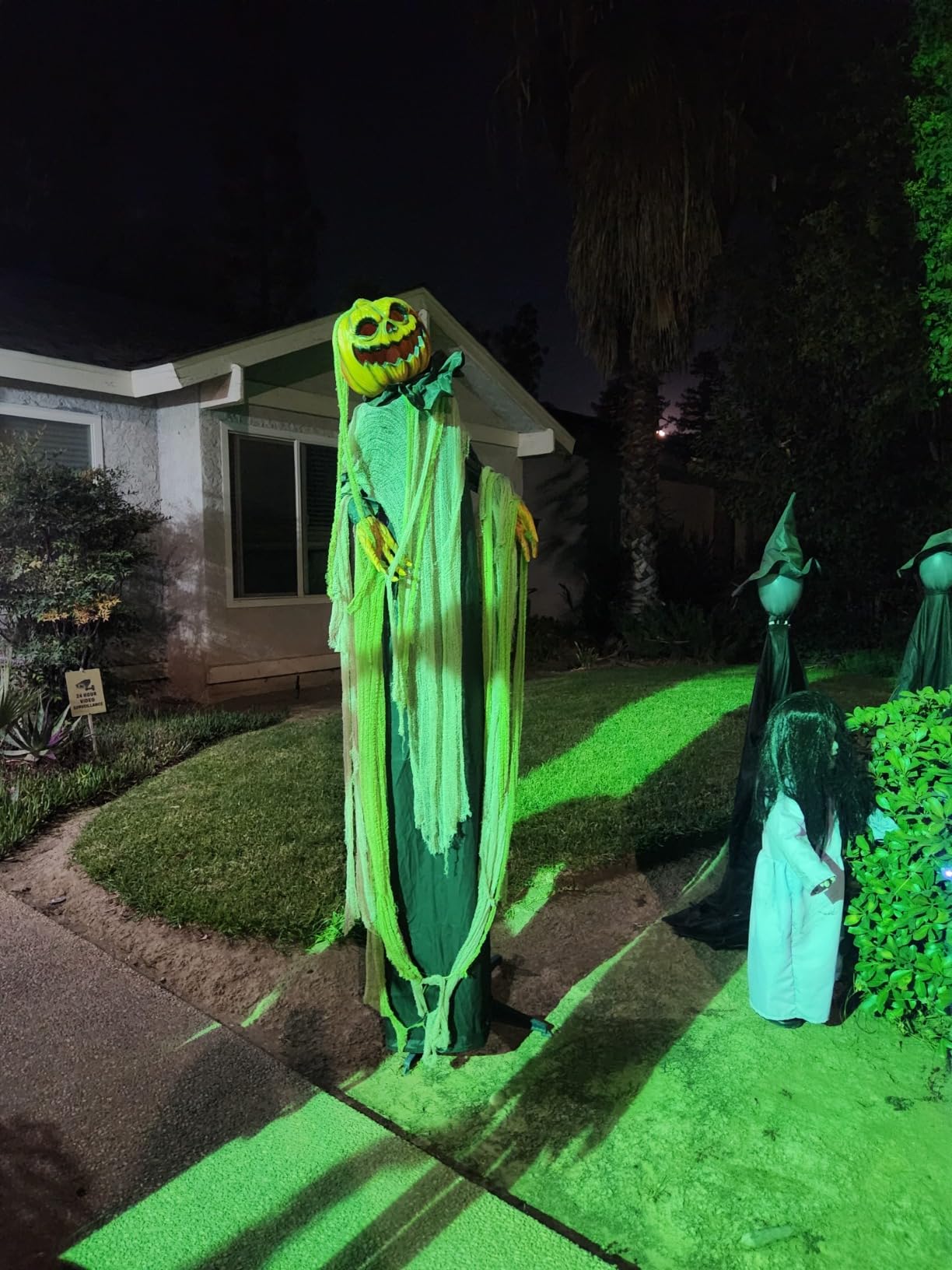 6 Ft Animated Halloween Root of Evil Prop, Halloween Decorations Outdoor | Spooky Sound & Touch Activated Motion Sensor Realistic Sound Effects Haunted House Halloween Party Decor customer photo 1