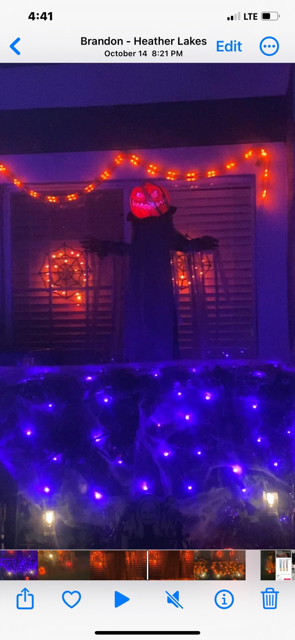 6 Ft Animated Halloween Root of Evil Prop, Halloween Decorations Outdoor | Spooky Sound & Touch Activated Motion Sensor Realistic Sound Effects Haunted House Halloween Party Decor customer photo 2