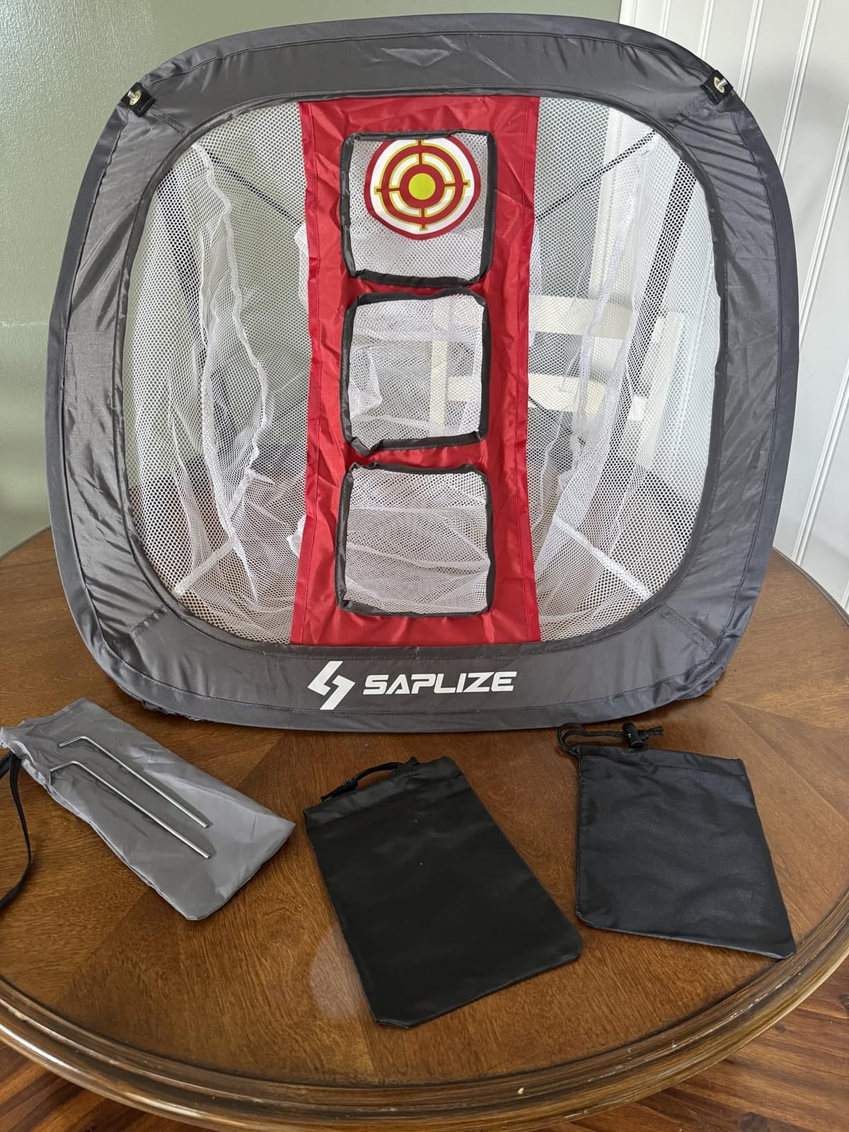 SAPLIZE Golf Chipping Net for Backyard Practice – Improve Accuracy & Distance Control, Foldable Golf Training Aid for Indoor Outdoor Use, Multi Target Practice Net for All Skill Levels customer photo 1