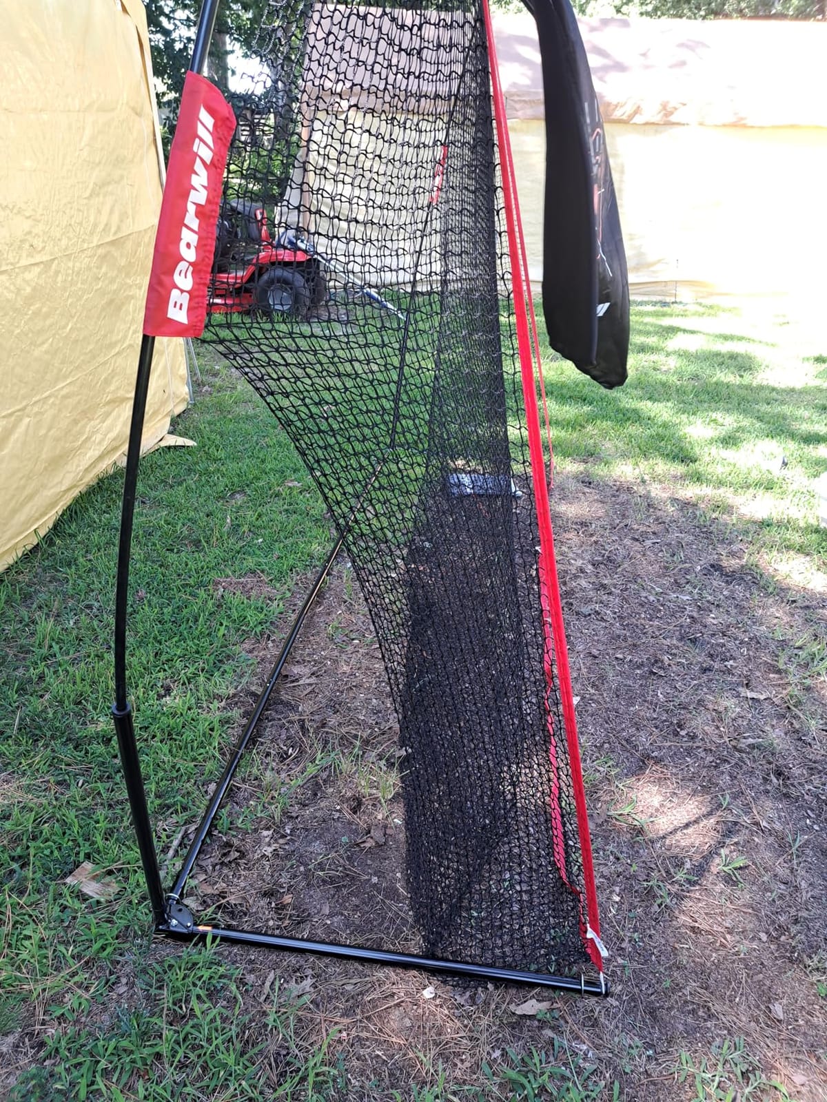 Golf Net,10x7ft Heavy Duty Golf Practice Nets with Mat for Indoor Outdoor customer photo 2