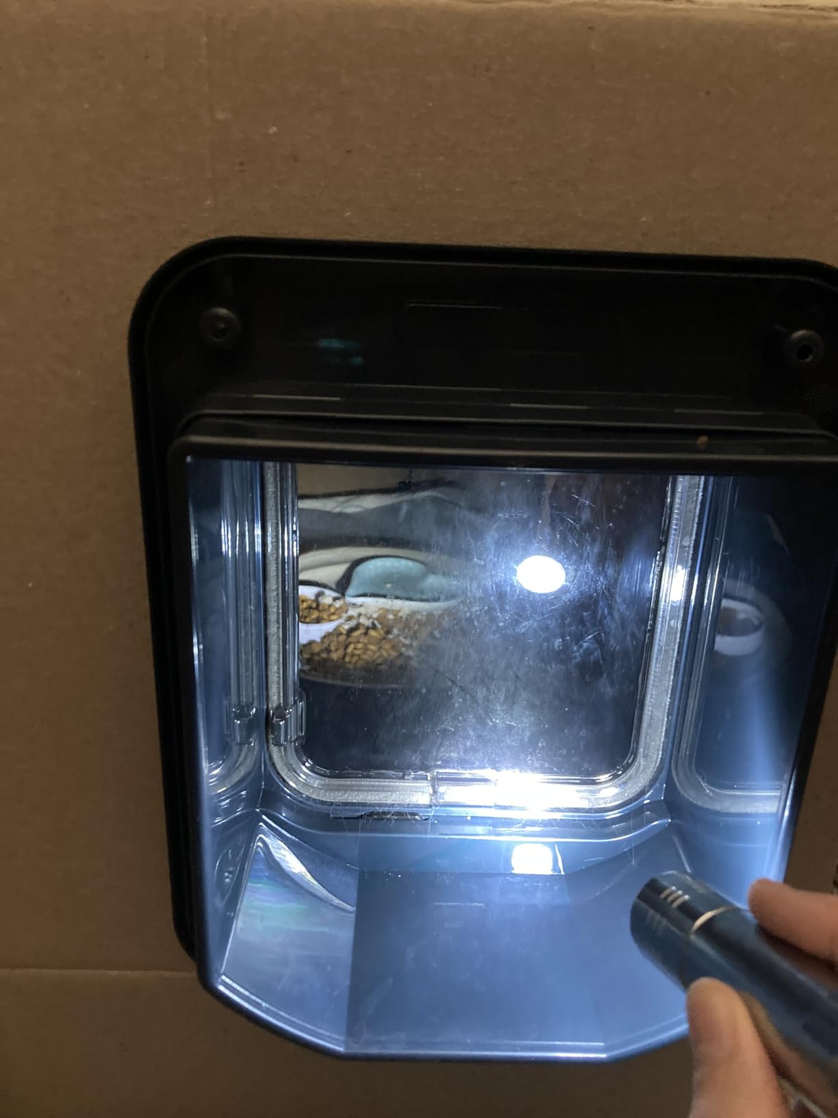 Closer Pets Microchip Activated Cat Flap (360) - For Small to Medium Cats, Accommodates up to 30 Pets, for Single/Multiple glazing, UPVC, walls and Wood, Grey customer photo 1