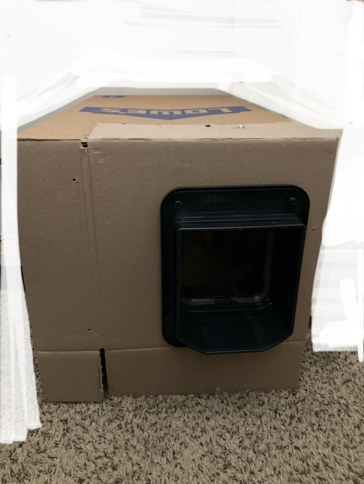 Closer Pets Microchip Activated Cat Flap (360) - For Small to Medium Cats, Accommodates up to 30 Pets, for Single/Multiple glazing, UPVC, walls and Wood, Grey customer photo 2