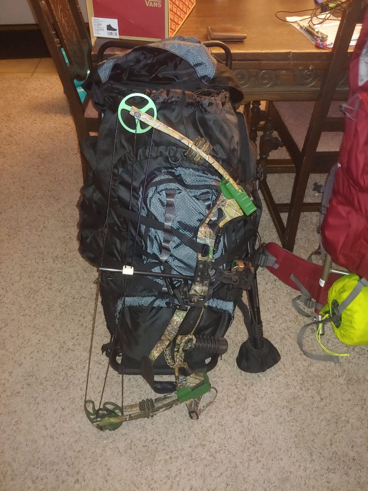 TIDEWE Hunting Backpack for Men, 90L External Frame Pack for Deer Hunting | 90L Capacity, 3-5 Day Hunting Pack, Heavy Load Support, Bow & Rifle Carry, Next G2 Camo, Multi-Pocket Storage, Rain Cover customer photo 2